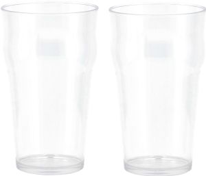 TRAVELLIFE FERIA BEER GLASS CLEAR 2 PCS