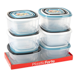 Set of 5 Square Urban Food Containers