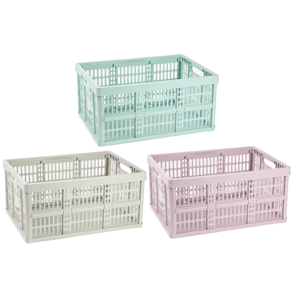 Flat Stackable Box Fold Flat Stackable Boxes Assorted Colours – Camping HQ UK
