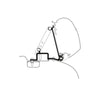 Thule wall awning adapter set for Ducato, Jumper and Boxer vans before 2006, 3x8cm