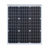 50W 12V dual battery solar kit for camper, boat, yacht with controller and cable