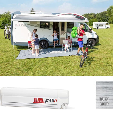 Fiamma F45s Awning (all models) Polar White Royal Grey