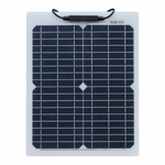 20W Reinforced semi-flexible solar panel with a durable ETFE coating