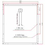 200W 12V solar panel with 5m cable