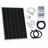 200W 12V / 24V Complete solar charging kit with 20A MPPT controller