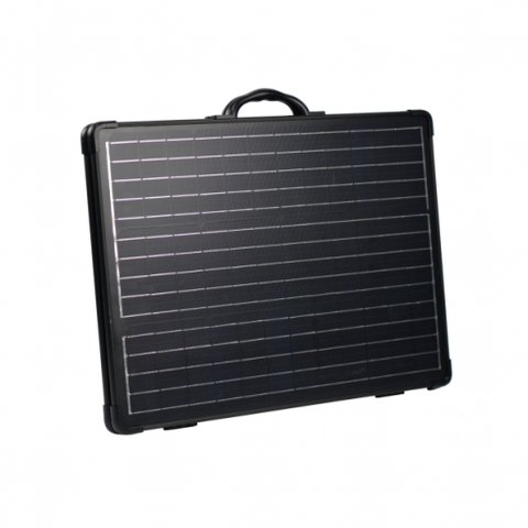 120W 12V lightweight folding solar charging kit with MPPT controller