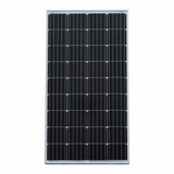 150W 12V solar charging kit with 10A controller, mounting brackets and cables