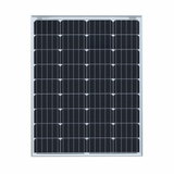 100W 12V solar charging kit with 10A controller, mounting brackets and cables