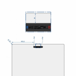 240W semi-flexible solar panel with rear junction box (made in Austria)