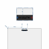 240W semi-flexible solar panel with rear junction box (made in Austria)