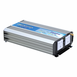 2kW complete dual battery van conversion kit with 2 x 160W black semi-flexible solar panels, 200Ah 12V battery and 2000W 230V pure sine wave inverter