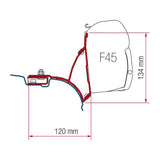 F45s 3m Silver for T5/T6 including gutter brackets and Sikaflex bond