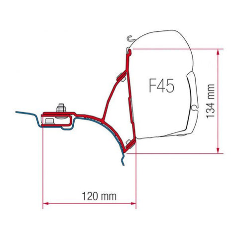 Fiamma VW T5/T6 Transporter Kit F45s After 2003 (98655-648)