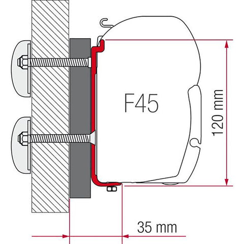 Fiamma Kit for Dethleffs Globus (98655-730)