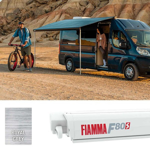 Fiamma F80s Awning (all models) Polar White Royal Grey