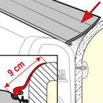 Fiamma Rain-Guard Large 9cm per meter (04629-01-)