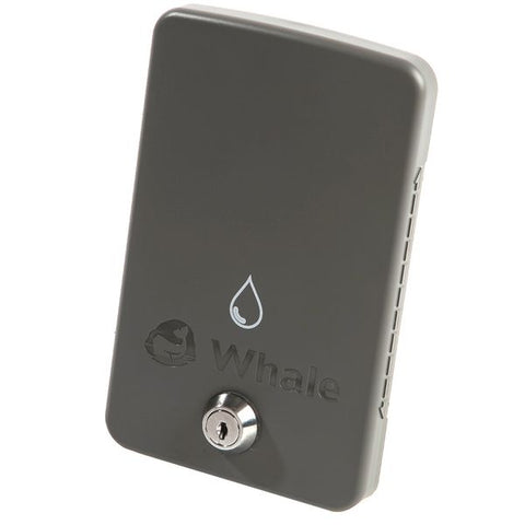 Whale Easi-Slide Onboard Tank Fill Socket Lid Grey with Lock.