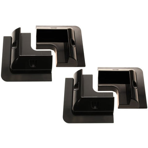 AG ABS Black Solar Panel Corner Mounts x 5