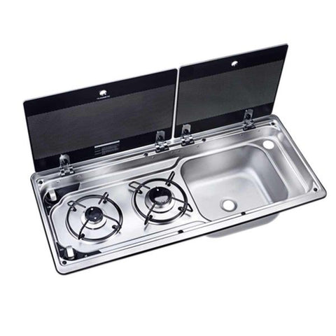 Dometic SMEV 9722R Combi Burner Hob & RH Sink Unit (No Ignition)