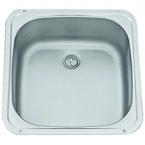 Dometic SMEV VA910 Stainless Steel Sink with Seal and Drain 370mm X 370mm