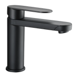 Reich Linnea K Bathroom Tap Black with 25cm Flexi hose barbed fittings