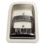 Hartal Grip Inner Lock In Cream With Chrome Handle