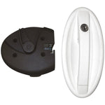 Oval Lock White