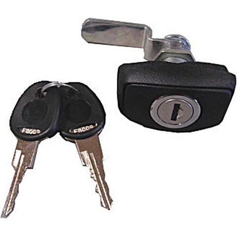 FAP Rectangular Push Lock Black
