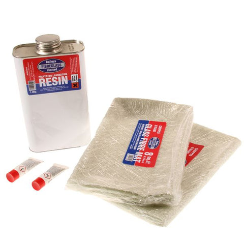 Baileys Fibreglass Repair Kit 16Sq ft