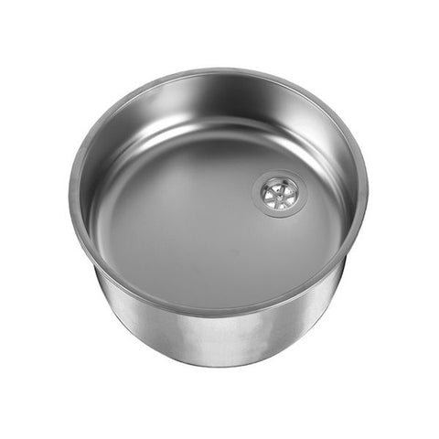 CAN Round Sink 385 x 120mm (No Waste Included)