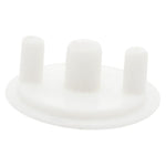 Top Hat Hinge Cover White