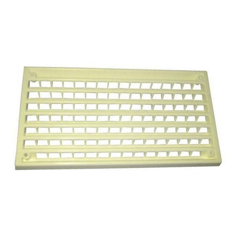 Air Vent 6-3/4" x 3-1/2" Ivory Plastic