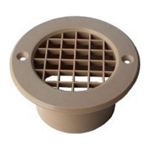 75mm Mesh Floor Vent Beige