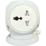 Quest Leisure Extension Cord with 4 Plug Sockets, 2 USB-A, 1 USB-C