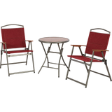 Quest Elite Bordeaux Pro Garden Furniture 3 Piece Set