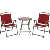 Quest Elite Bordeaux Pro Garden Furniture 3 Piece Set