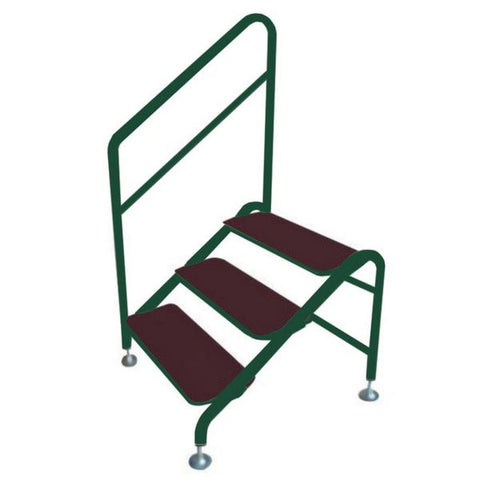 AG Free-Standing 3 Tread Step Green