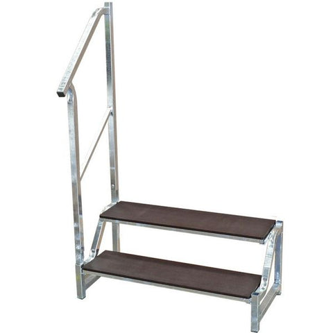 AG Free-Standing 2 Tread Step Galvanised