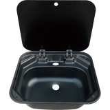 Liberty Max Black Sink With Soft Close Lid