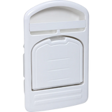 Liberty Max white Tip-Up Basin & Shower Tap
