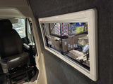 Ducato/Boxer/Relay Opening Flat Acrylic Window 1000x500 With blind and Fly net
