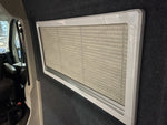 Ducato/Boxer/Relay Opening Flat Acrylic Window 1000x500 With blind and Fly net