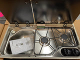 NEW Dometic Vision Combination unit, Left hand sink c/w Gas shut off Soft close