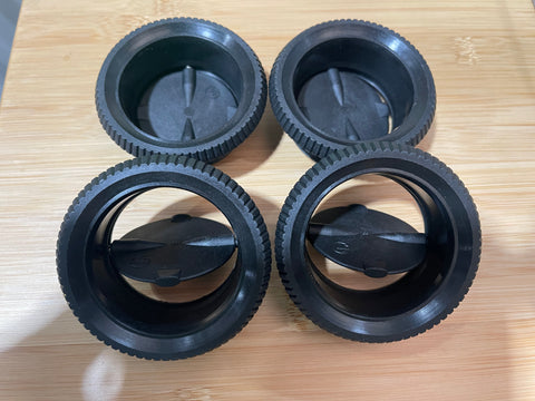 4x Genuine Truma 65mm End air outlet EN black Heating vents