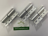 x3 Ellbee Static Caravan Door Hinges Left Hand Aluminium set of 3