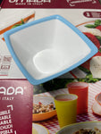 Omada 'unbreakable' 12pc Square Dinner set choice of colours