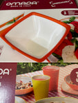 Omada 'unbreakable' 12pc Square Dinner set choice of colours