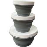 Quest Silicone Travel Container Set (S+M+L)