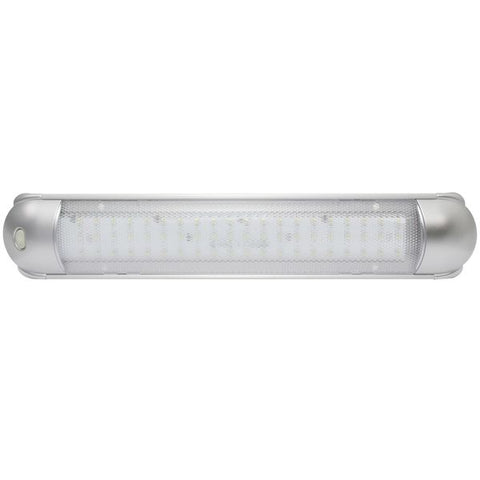AAA Silver Strip Light Natural LED (60) with Switch 10-30V