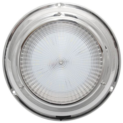 AAA 12V Stainless Dome Light Natural White LED 168mm 5" Dome